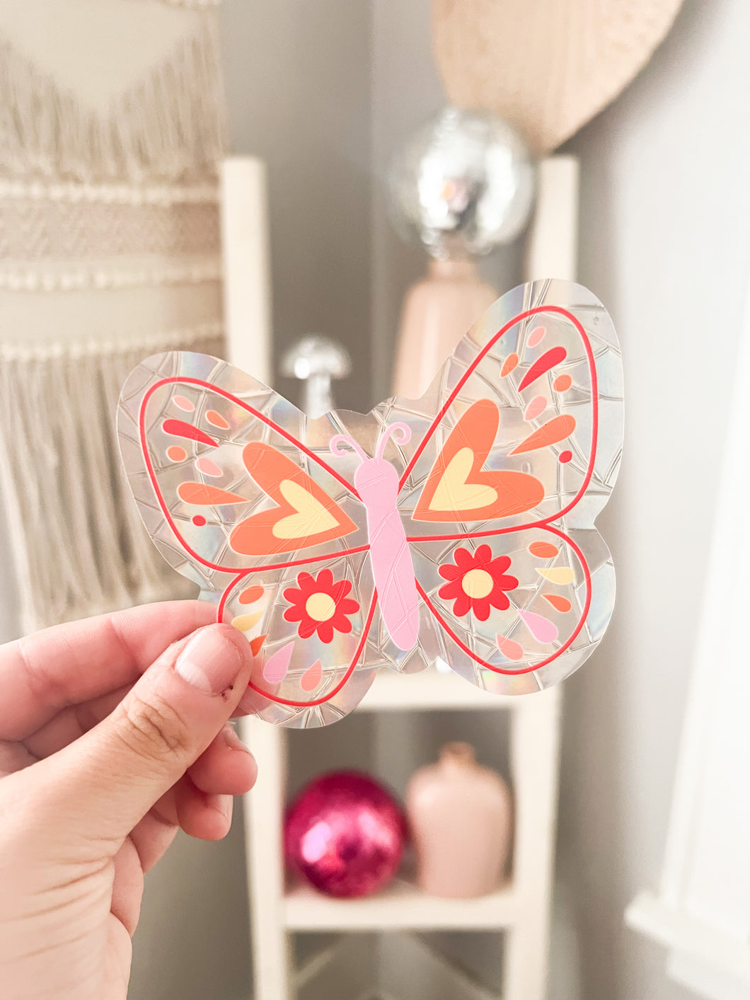 Butterfly Suncatcher Sticker