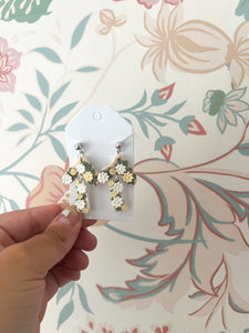 Spring Daisy Mushroom Dangle