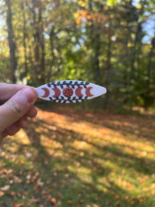 Terracotta Moonphase Barrette