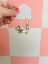 Load image into Gallery viewer, Pastel Floral Slab - Butterfly Hoops
